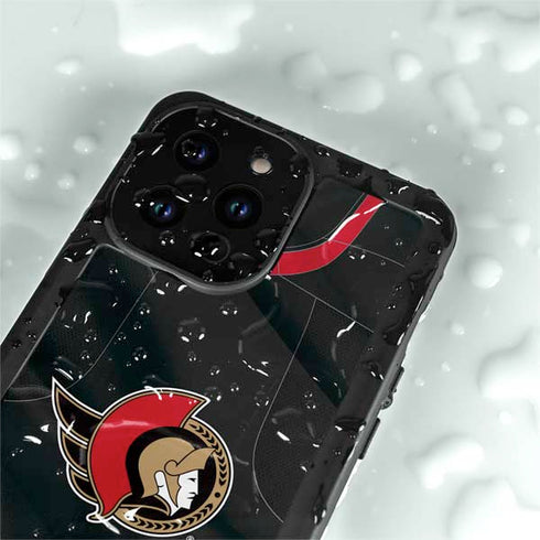 NHL Ottawa Senators Home Jersey iPhone 15 Pro Waterproof Case